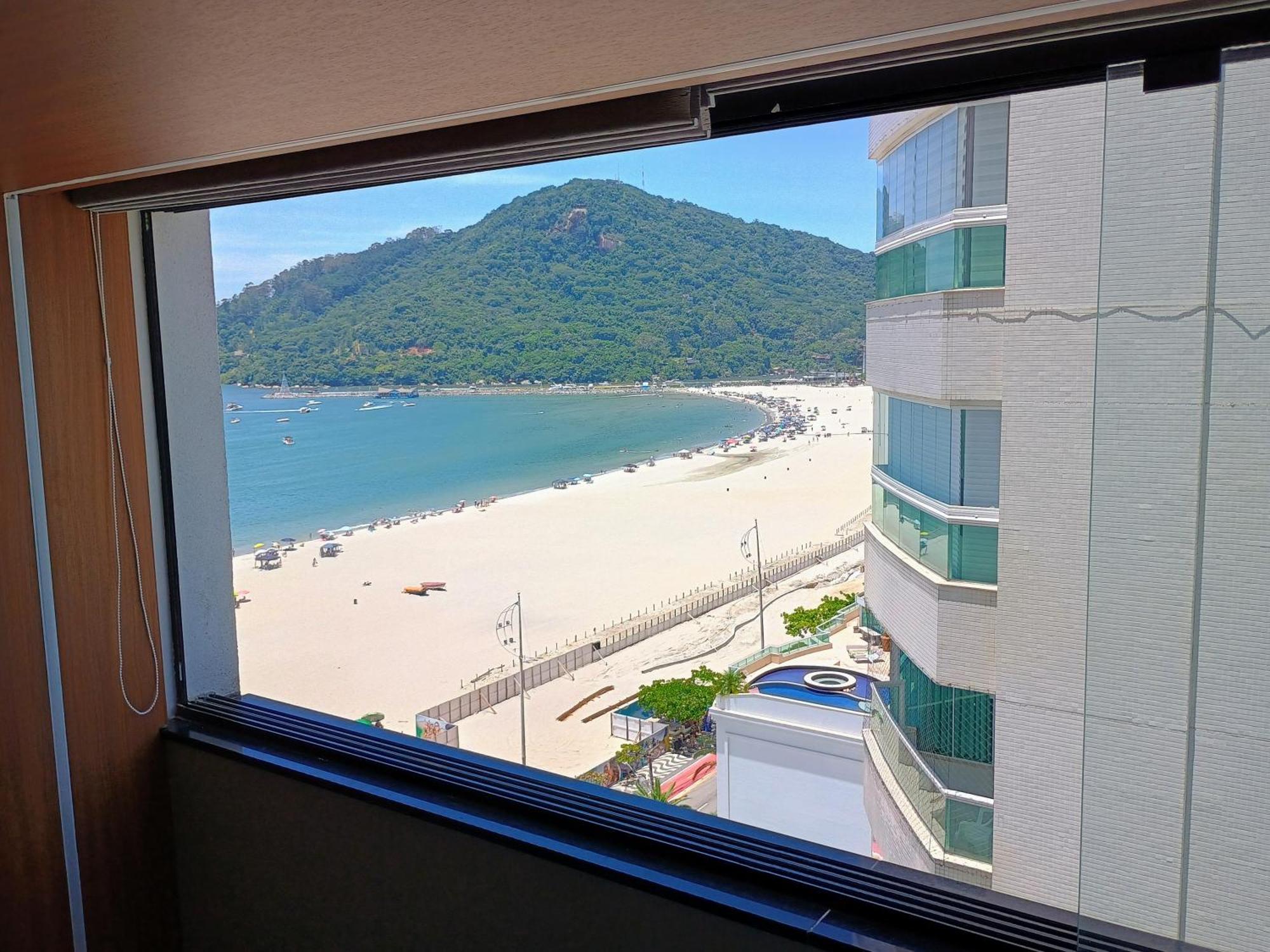 Apartamento Excelente Ap Pe Na Areia Vista Mar Balneário Camboriú Exterior foto