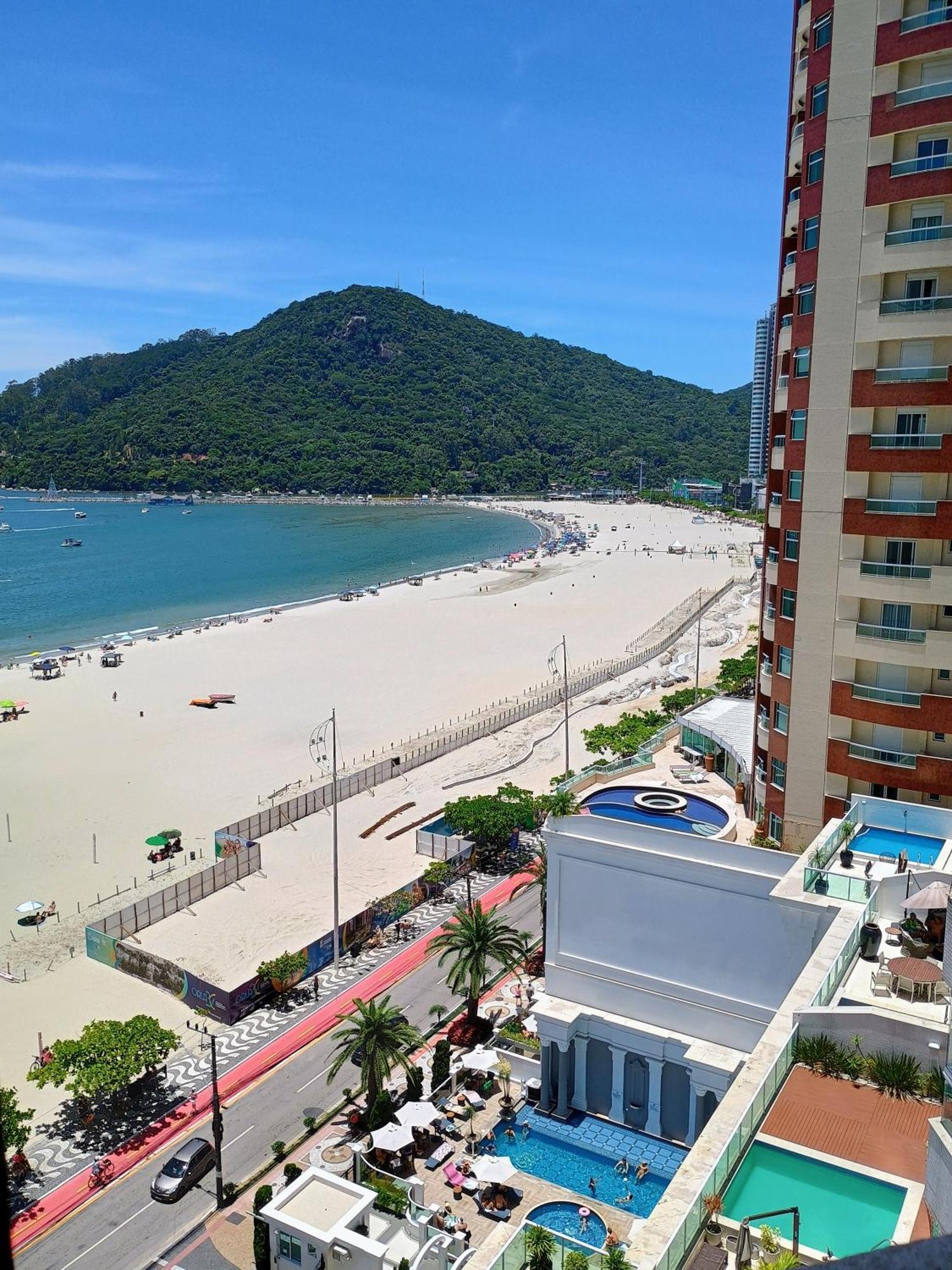 Apartamento Excelente Ap Pe Na Areia Vista Mar Balneário Camboriú Exterior foto